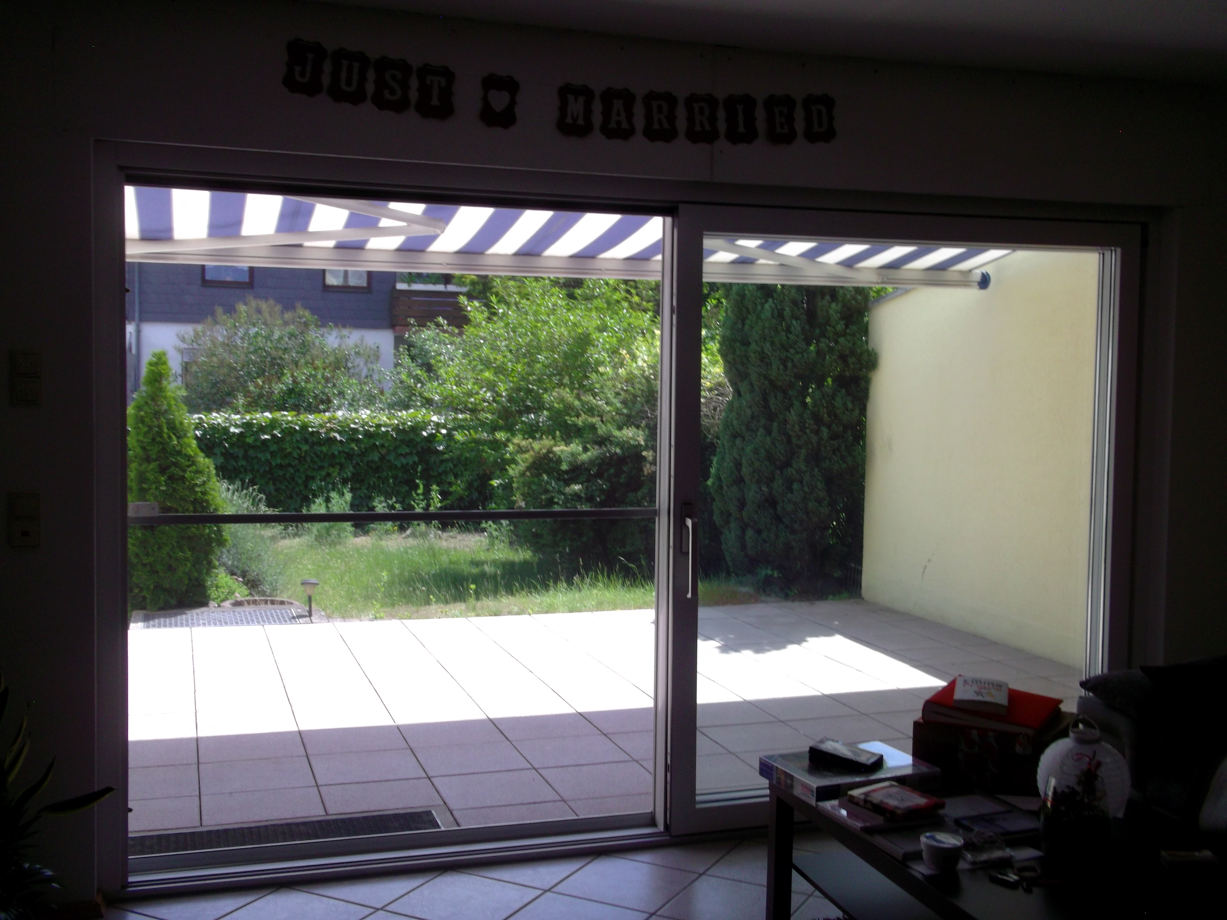 Siegel Flyscreens - Siegel Insektenschutzsystem3000 Schiebetür Innen Ansicht !